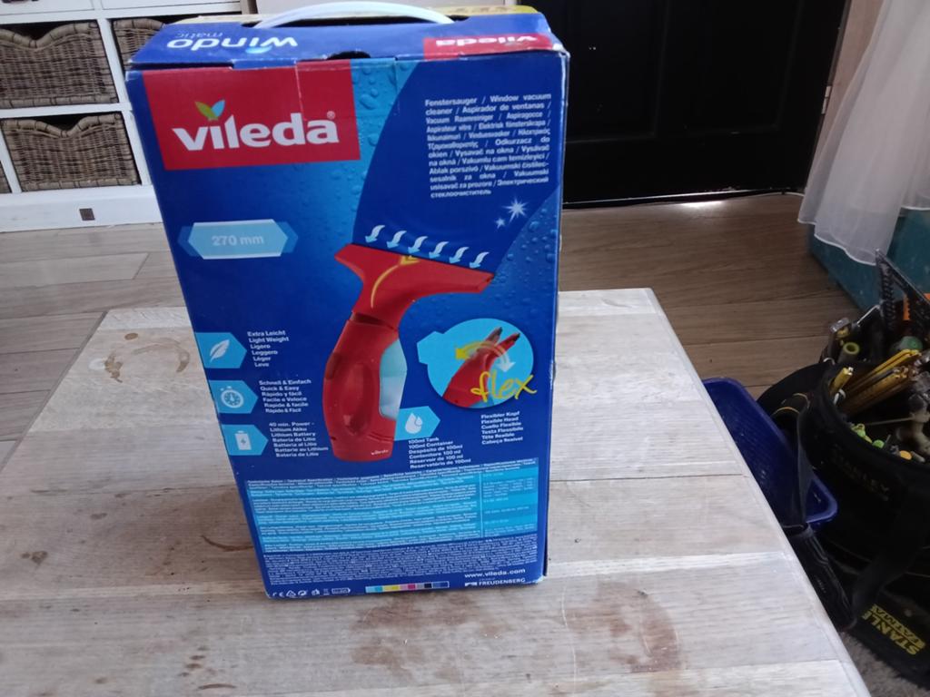 Vileda Windomatic Raamwisser - Complete Set, Ophalen of Verzenden, Raamwisser of Trekker