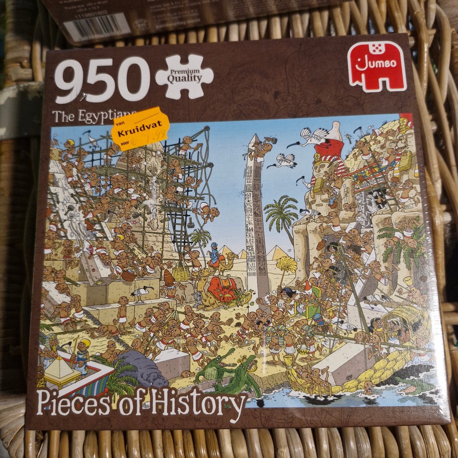 Pieces of history The wild west, The egyptians, The pirates, Ophalen, 500 t/m 1500 stukjes, Nieuw