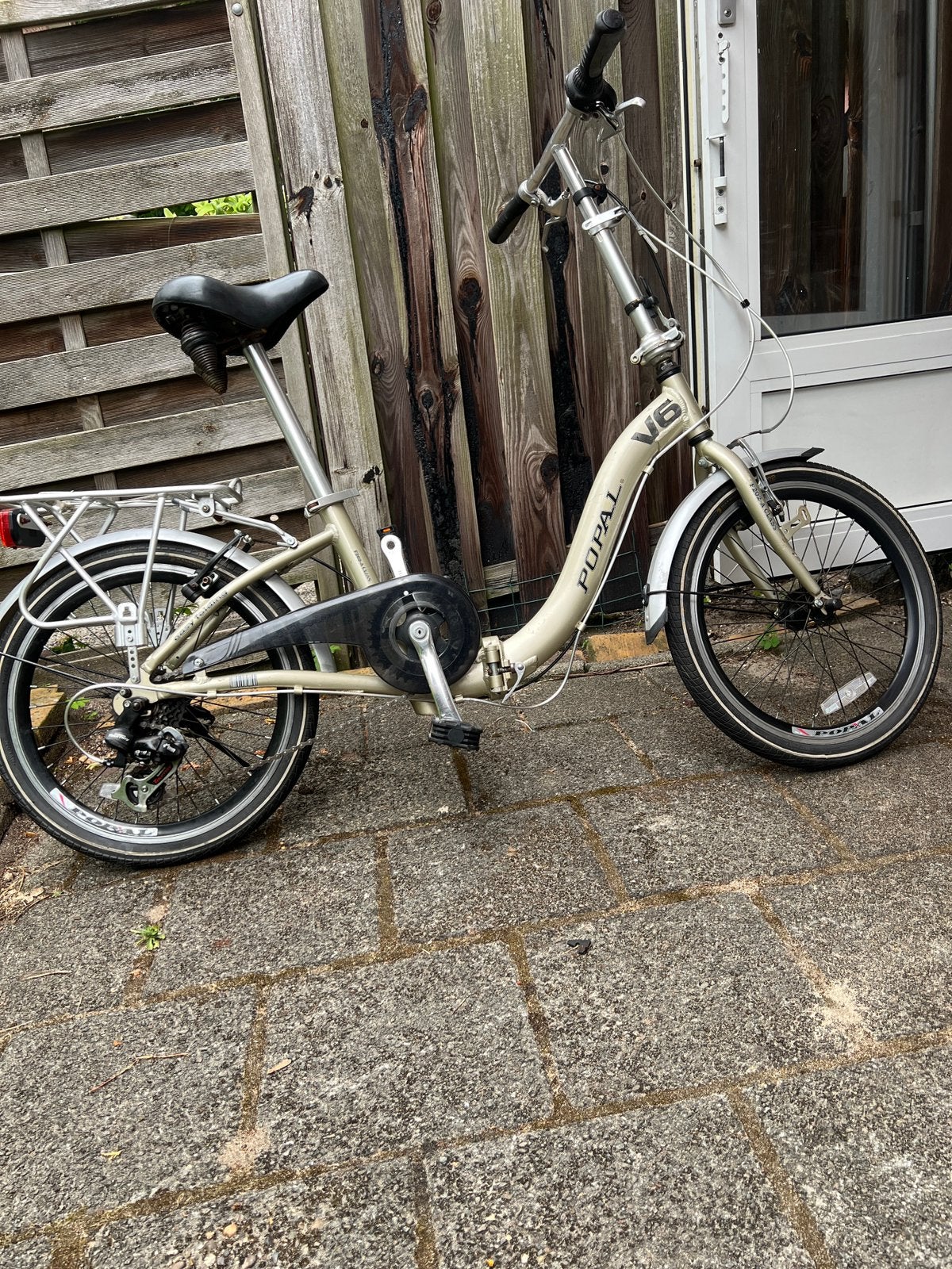 Popal vouwfiets 6 versnellingen, Fietsen en Brommers, Fietsen | Vouwfietsen, Velgrem, Versnellingen, Zo goed als nieuw, Ophalen