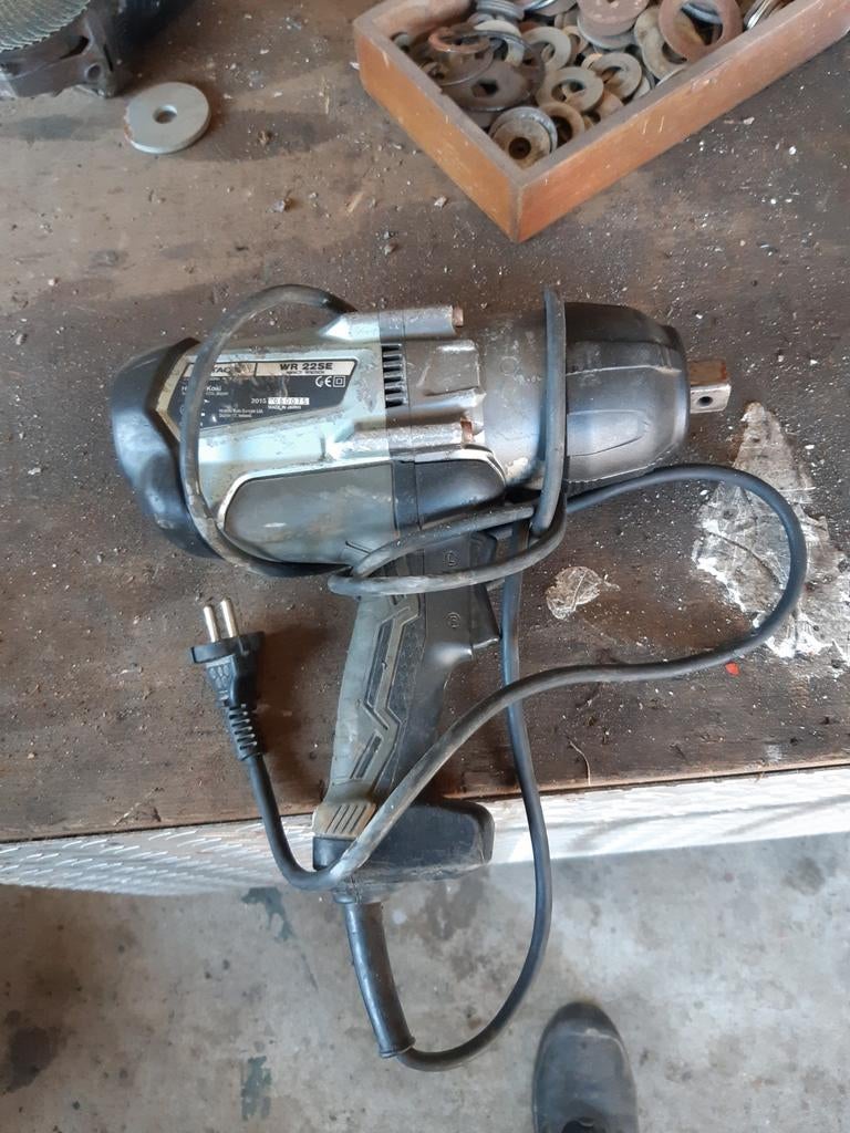 Hitachi WR 22SE Slagmoersleutel - Krachtige Gereedschap, Ophalen of Verzenden, Gebruikt, 600 watt of meer, Overige typen