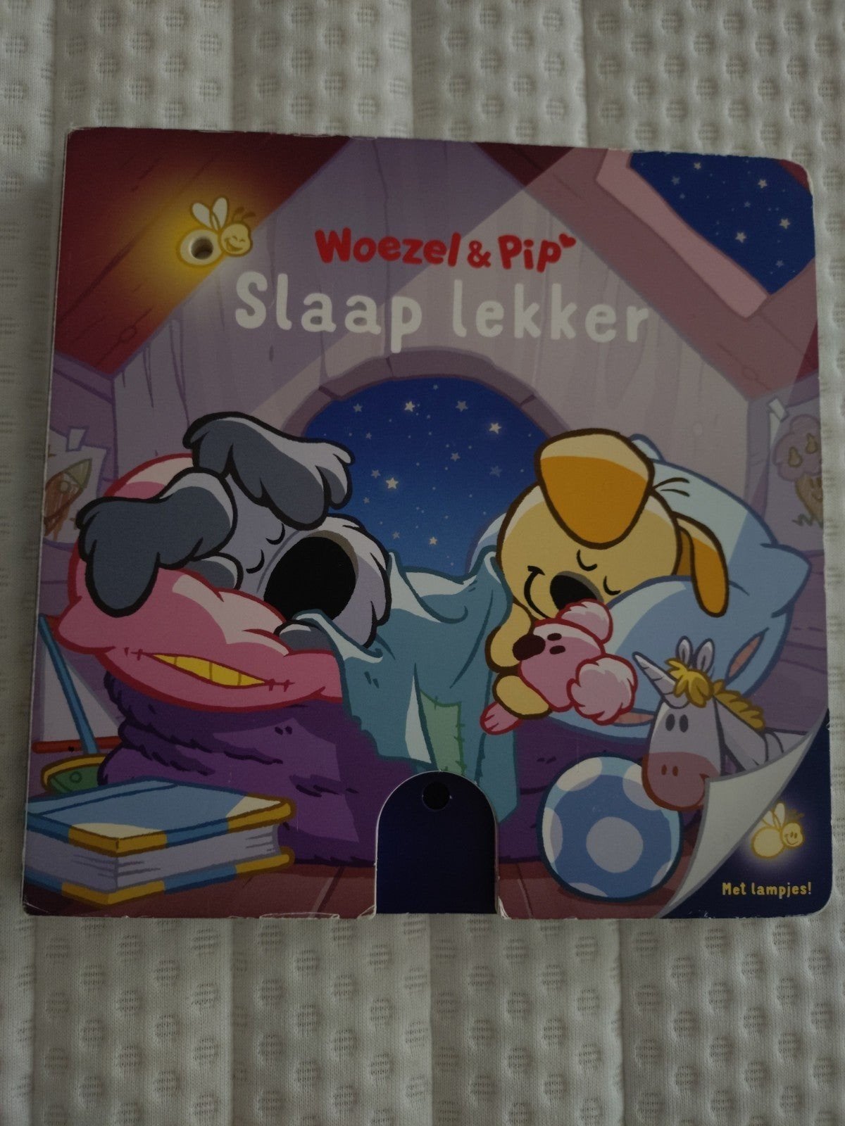 Woezel & Pip slaap lekker met lampjes, Ophalen