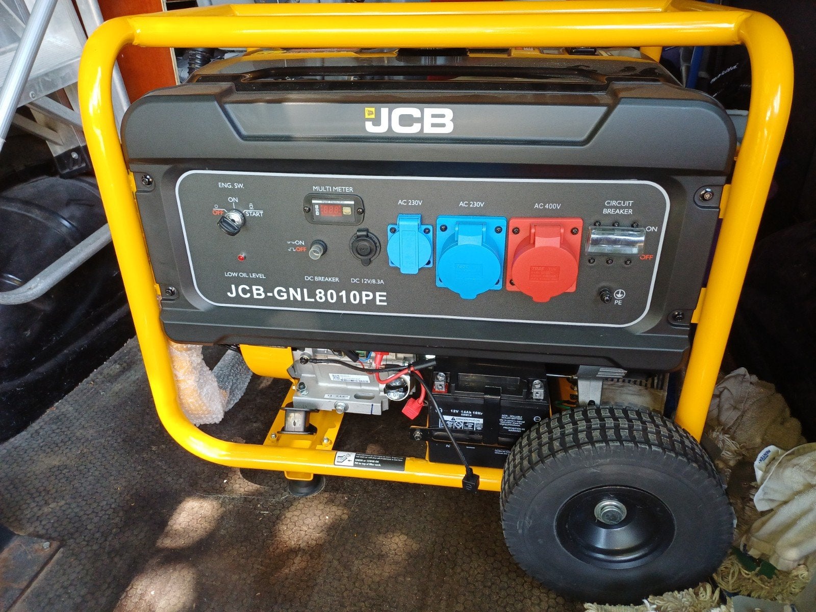 JCB  aggregaat, Ophalen of Verzenden, Nieuw, 5 tot 10 kVA, Benzine
