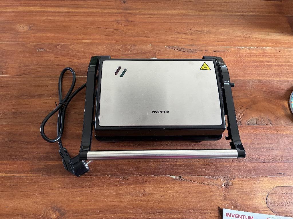 contactgril Inventum CG616, Witgoed en Apparatuur, Contactgrills, Ophalen, Zo goed als nieuw