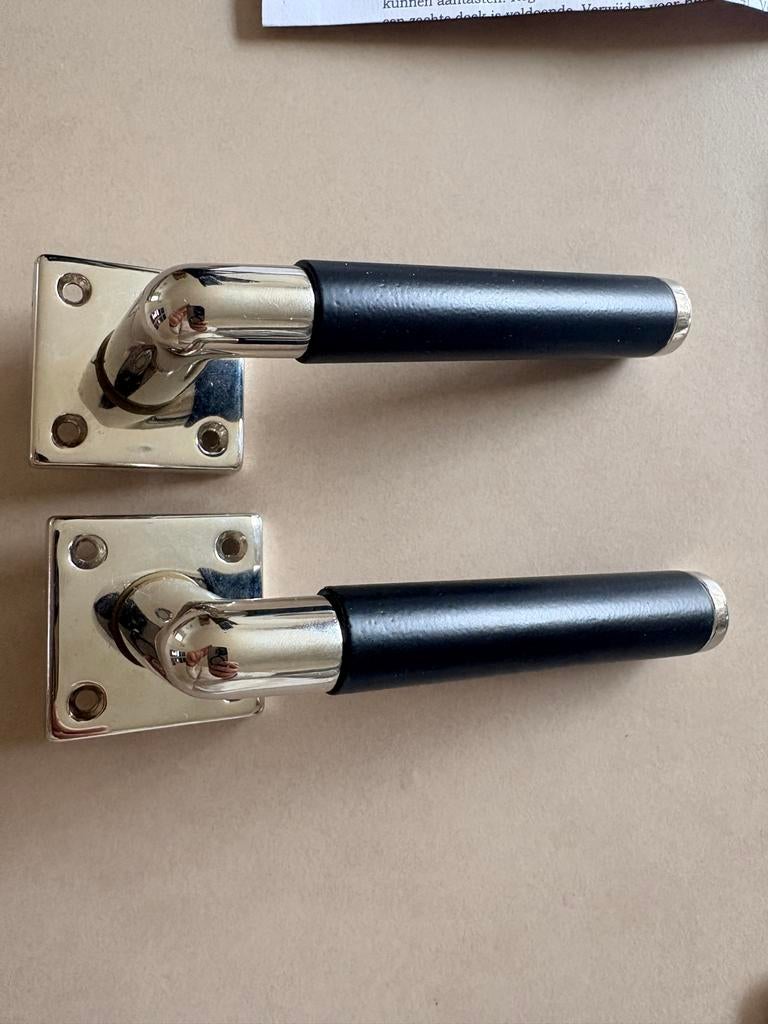 Deurklink Gamma met slot, Ophalen, Zo goed als nieuw, Chroom, Klink of Kruk