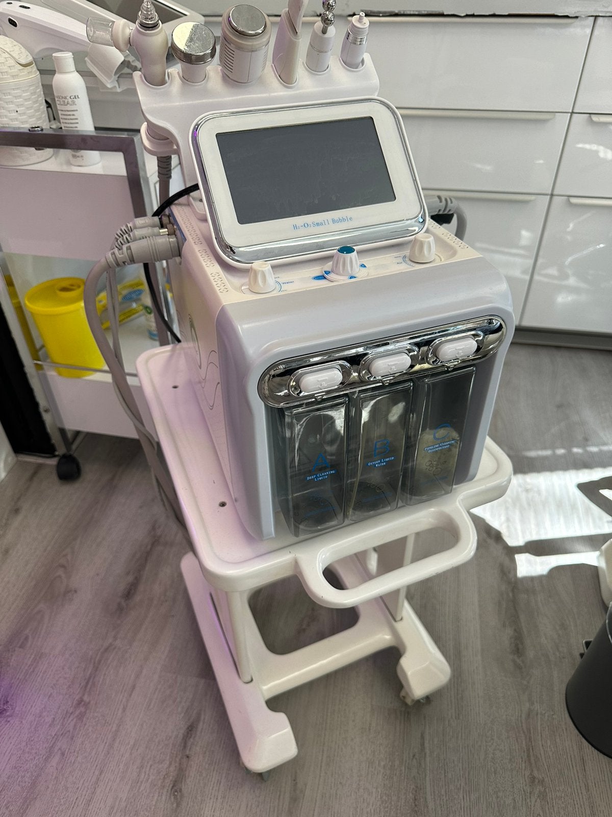 Hydrafacail, Ophalen, Gebruikt