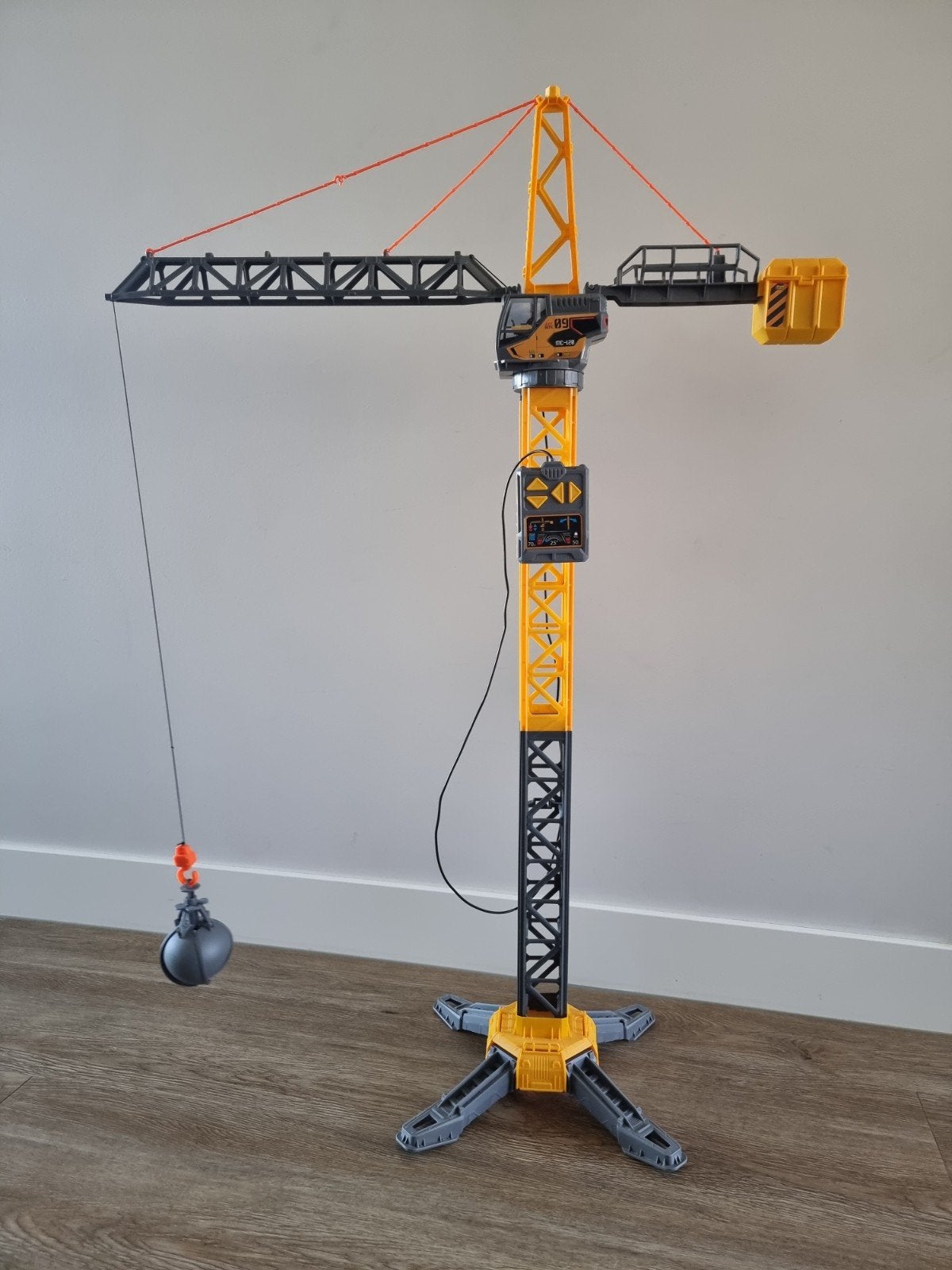 Dickie Toys - Grote Speelgoed Kraan met Afstandsbediening, Ophalen of Verzenden, Zo goed als nieuw, Afstandsbediening