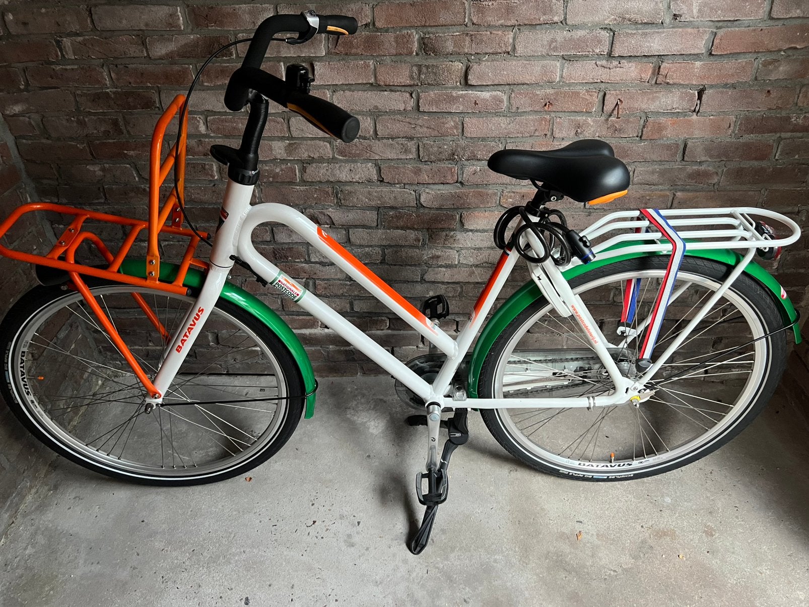 ZGAN: Mooie Postcodeloterij fiets, Ophalen, Terugtraprem, 53 tot 56 cm, Batavus