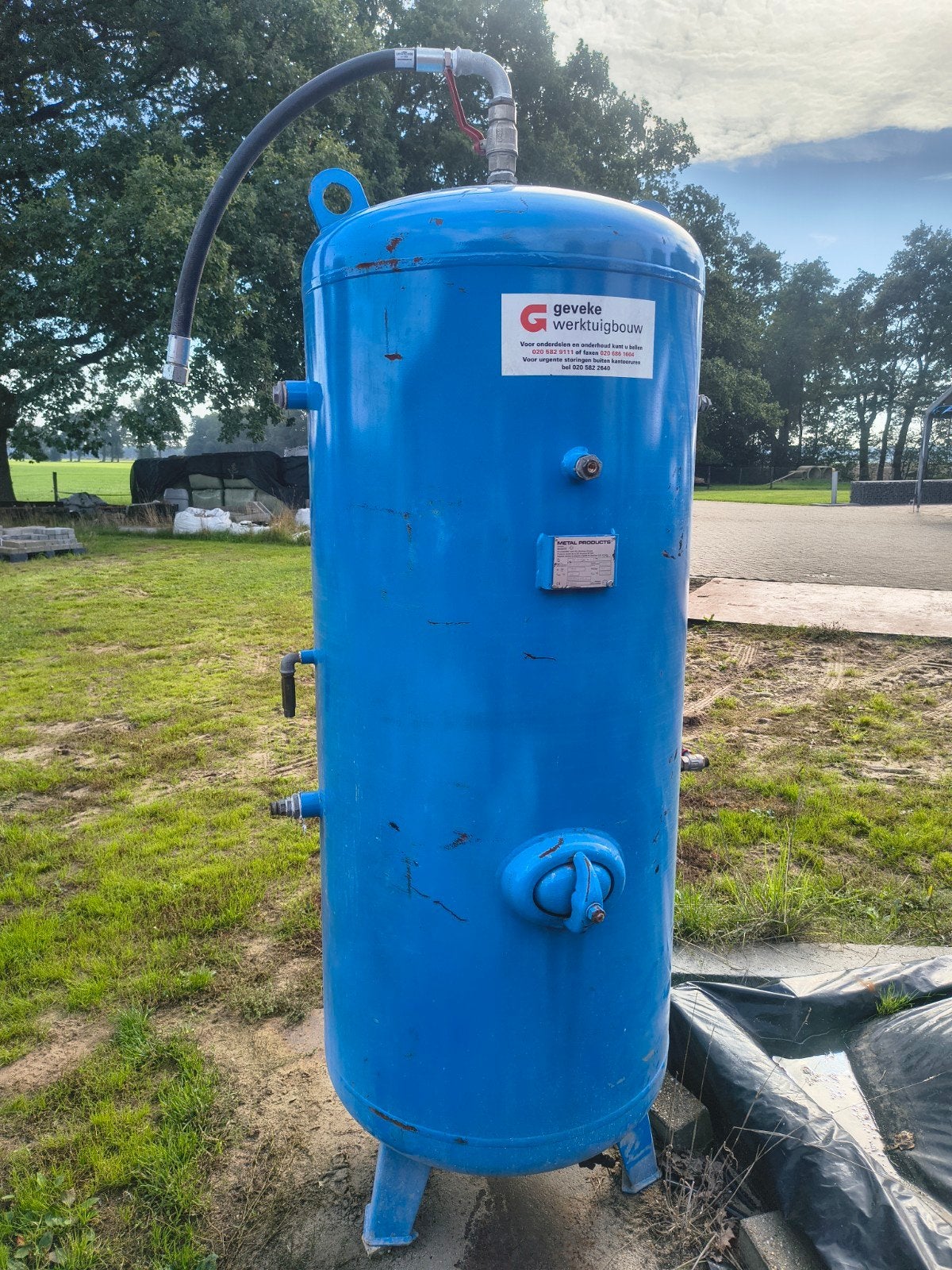 luchttank, luchtketel, drukvat. compressor tank. 750 ltr., Ophalen