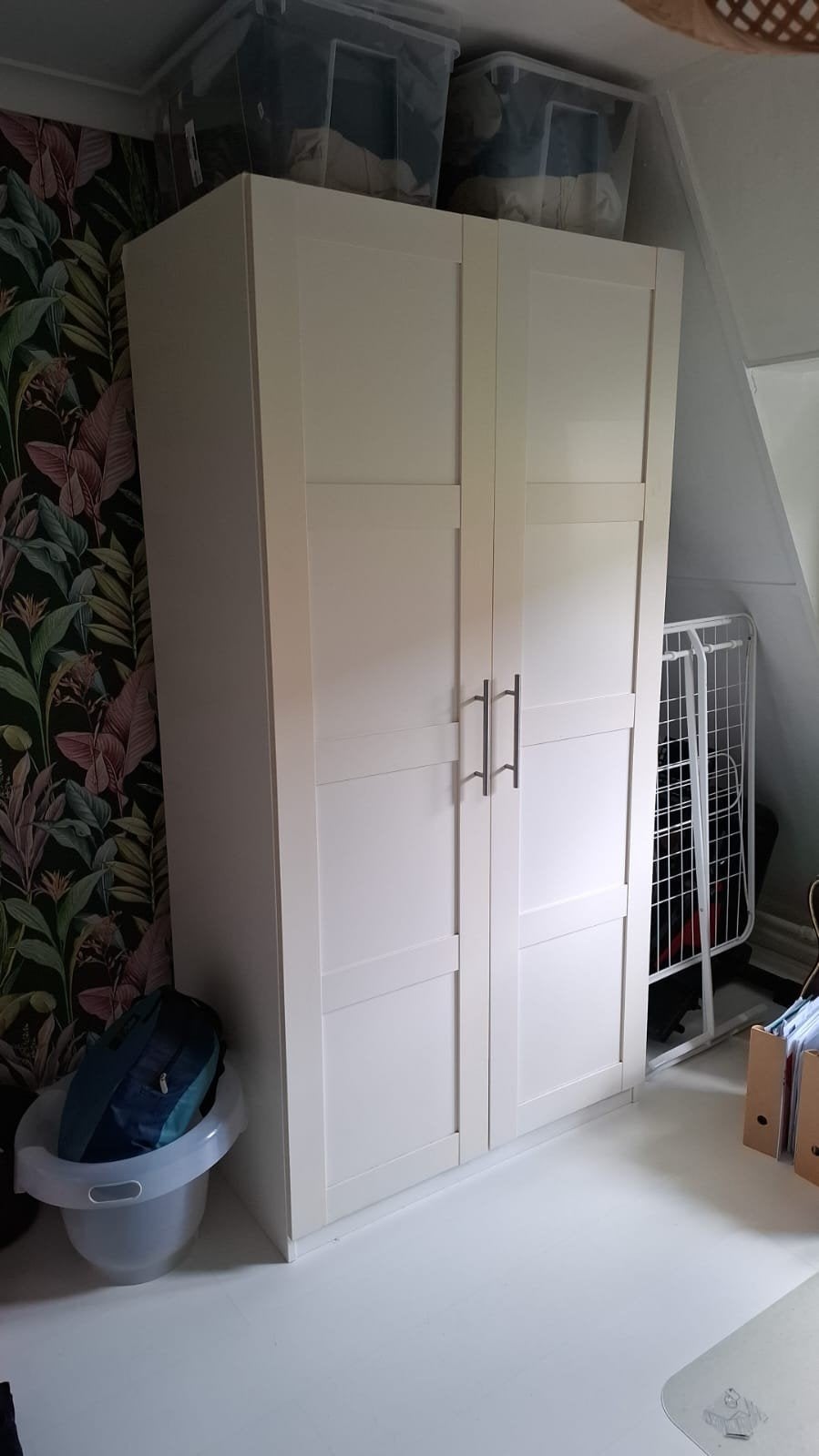 2 IKEA Bergsbo kastdeuren met handgrepen, Ophalen, Gebruikt, 50 tot 100 cm, 150 tot 200 cm
