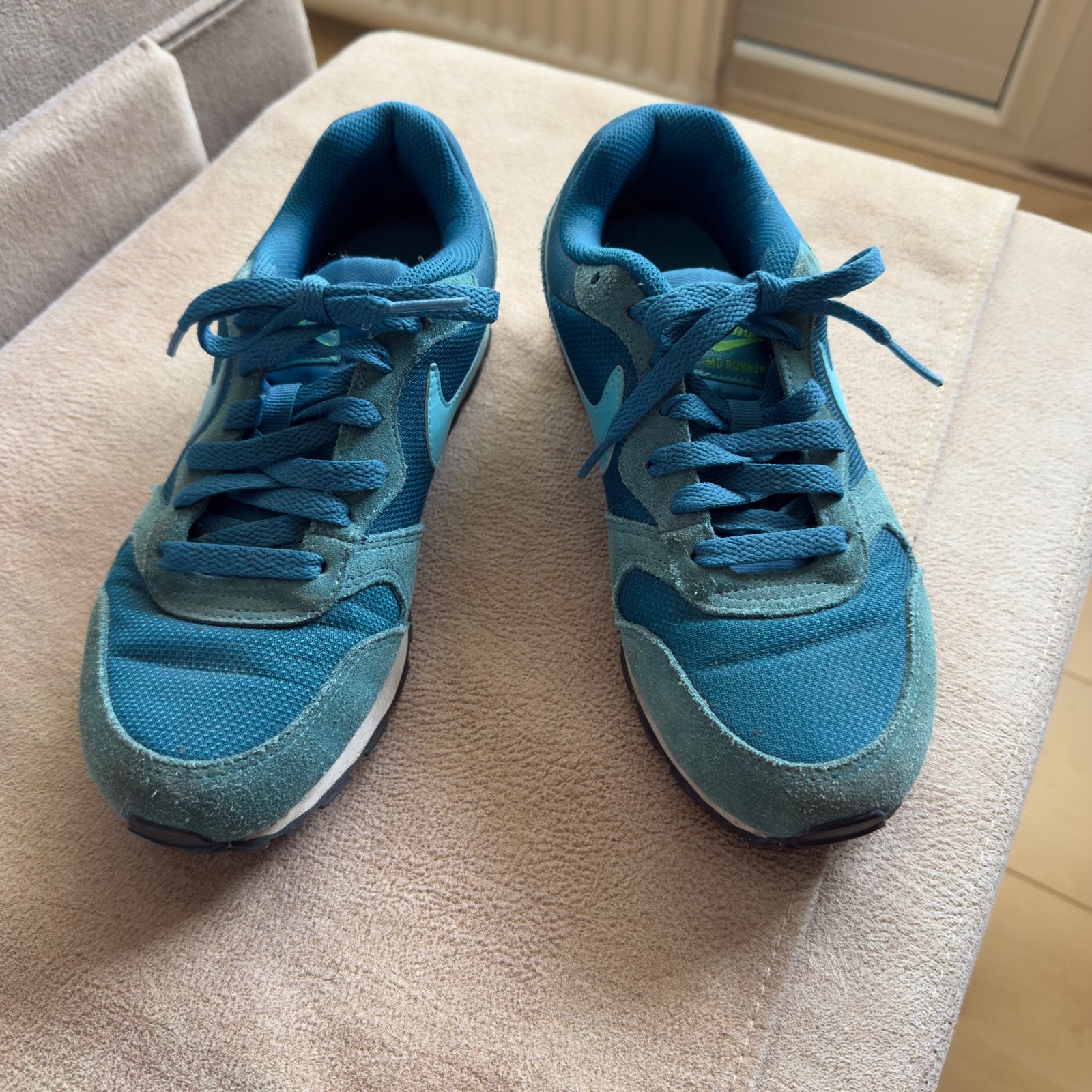 Nike MD Runner 2 sneakers - Maat 38, Ophalen of Verzenden, Gedragen, Blauw, Sneakers of Gympen