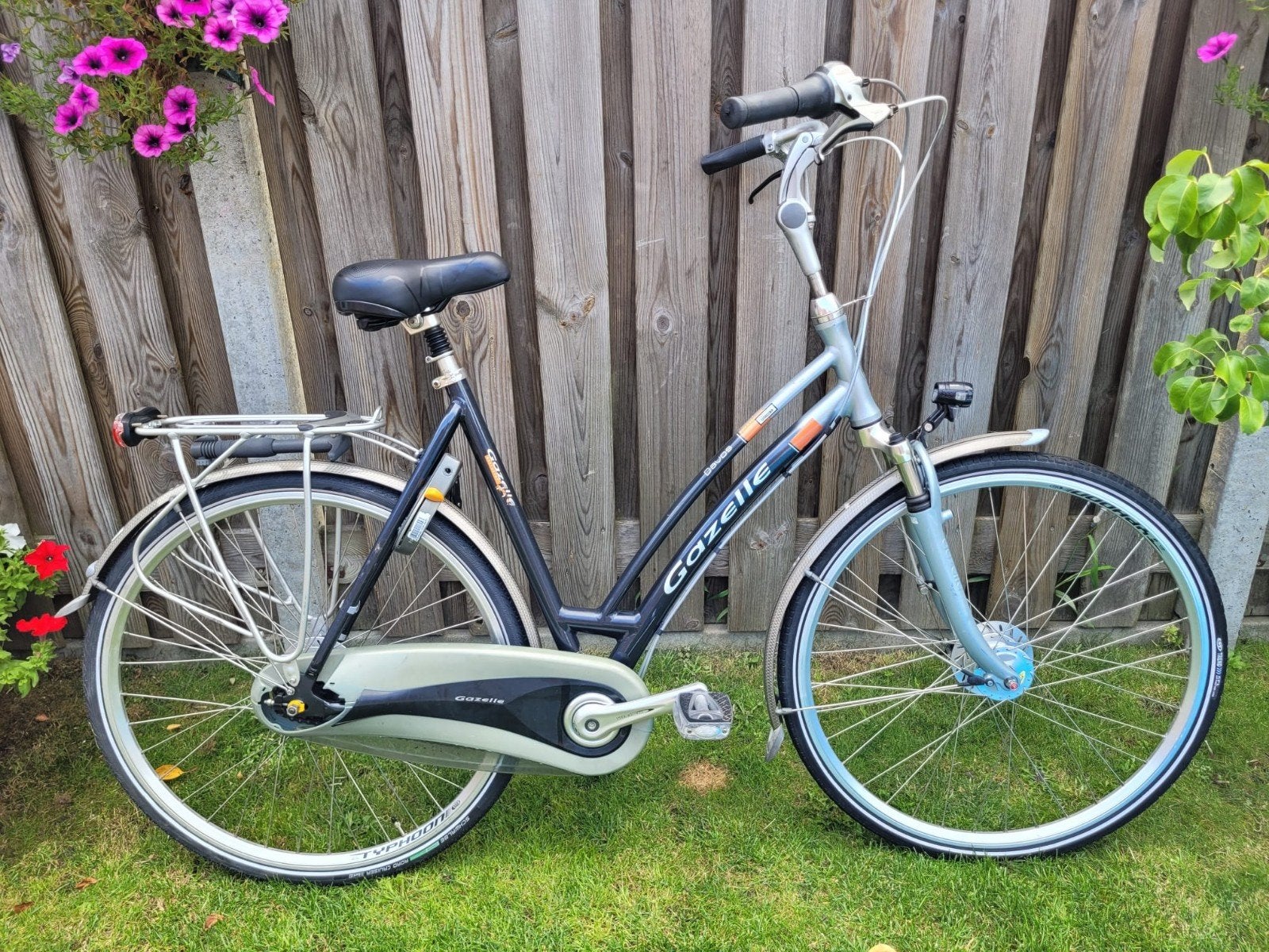 Gazelle Davos D57, 8 versnellingen, naafdynamo, Fietsen en Brommers, Fietsen | Dames | Damesfietsen, Gebruikt, Versnellingen, Gazelle