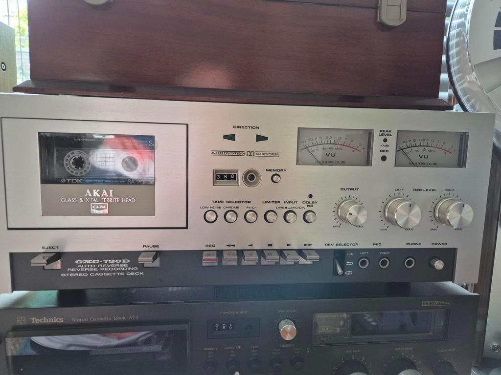 Akai GXC-730D smetteloos gereviseerd cassettedeck, Audio, Tv en Foto, Cassettedecks, Ophalen of Verzenden, Akai, Auto-reverse