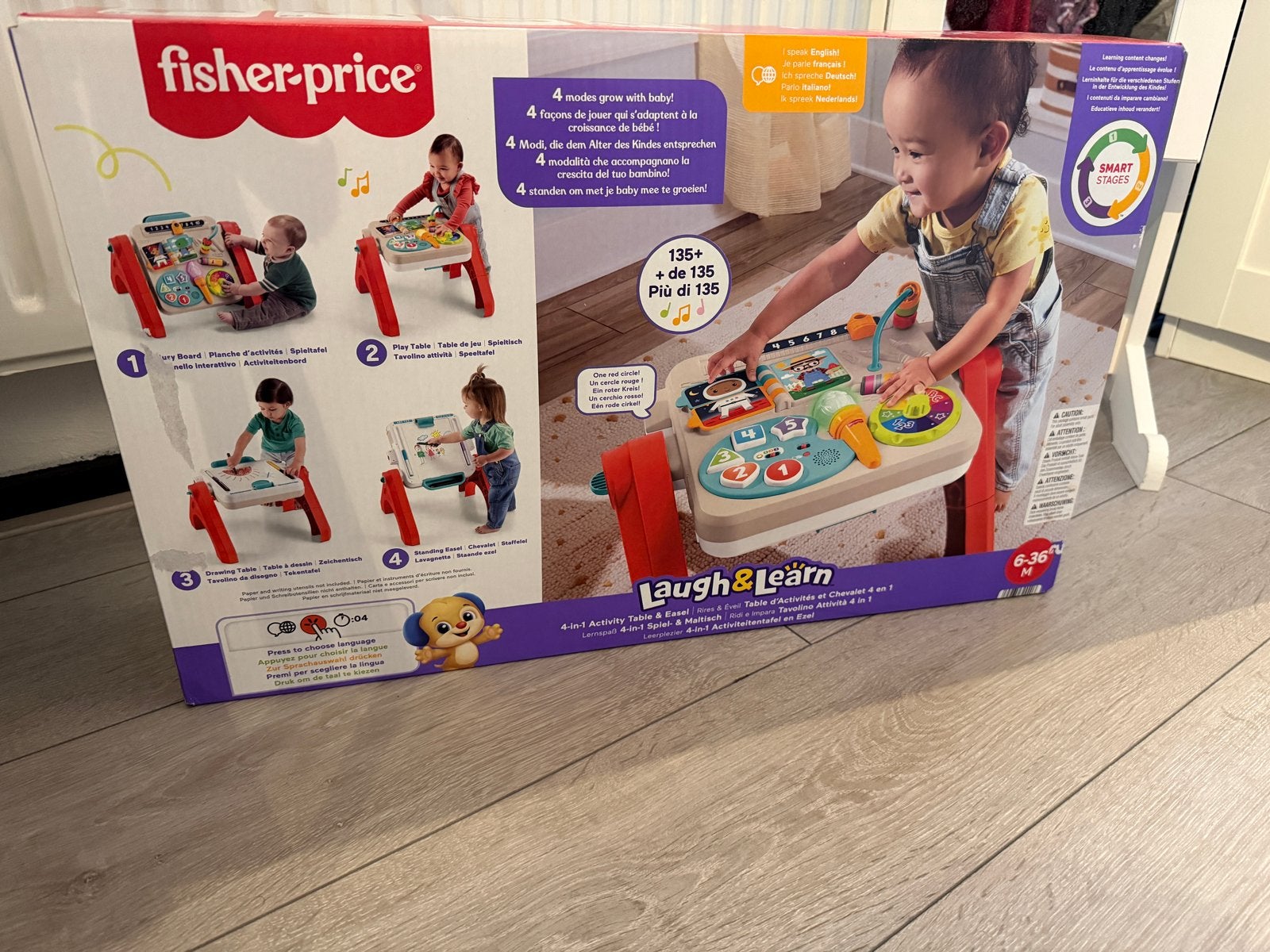 Fisher-Price Laugh & Learn 4-in-1 Activiteitentafel, Ophalen of Verzenden, Nieuw, Speelset, Met licht