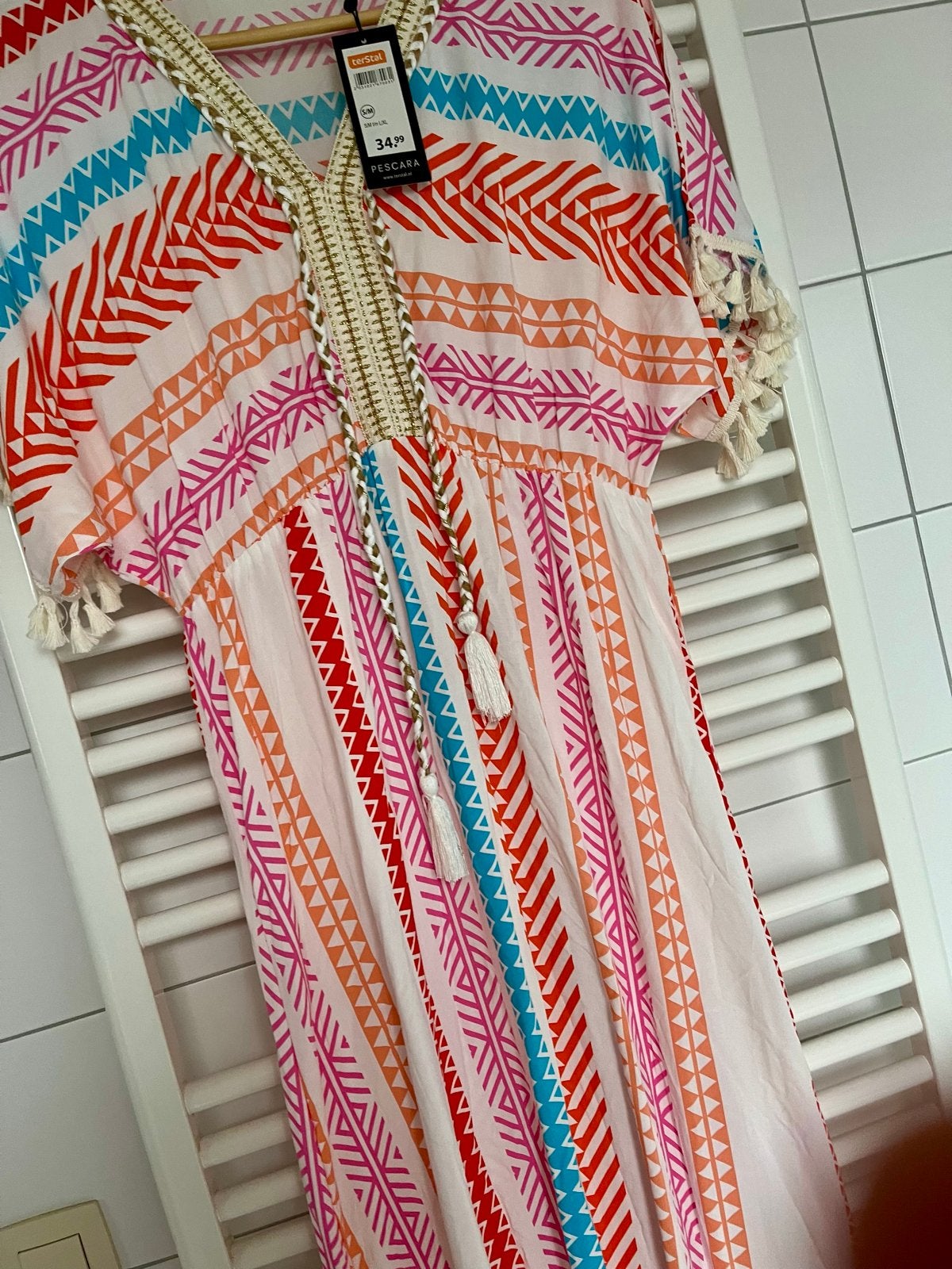 Nieuw Ibiza Boho Jurk - Maat S/M, Maat 38/40 (M), Meerkleurig, Nieuw, Ophalen of Verzenden