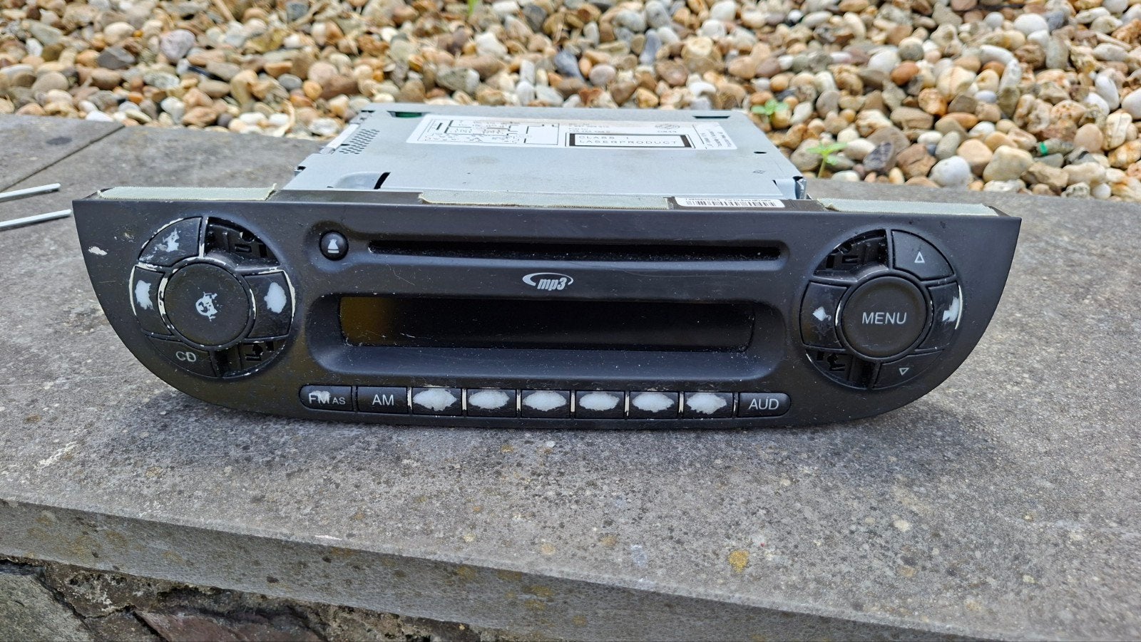 Originele Fiat 500 Autoradio - Werkend, Auto diversen, Ophalen, Gebruikt