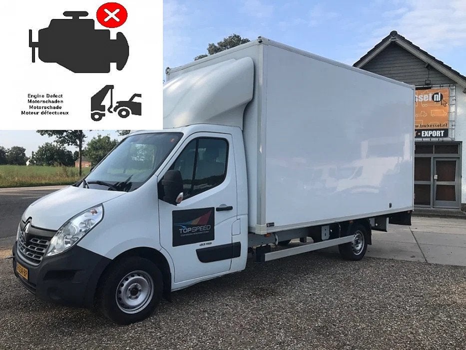Renault Master 2.3 dCi 145 Euro 6 Bakwagen Koffer MOTOR SCHA, Auto's, Bestelauto's, Bedrijf, Te koop, ABS, Airconditioning, Bluetooth