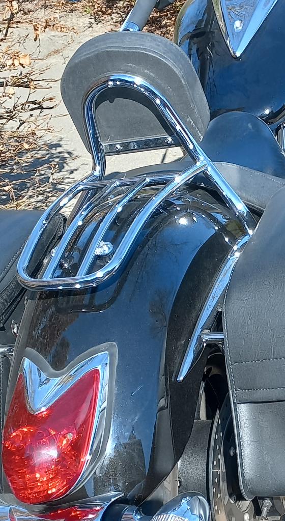 Sissybar met bagagerek voor Yamaha XVS950a Midnight Star, Motoren, Ophalen of Verzenden, Gebruikt