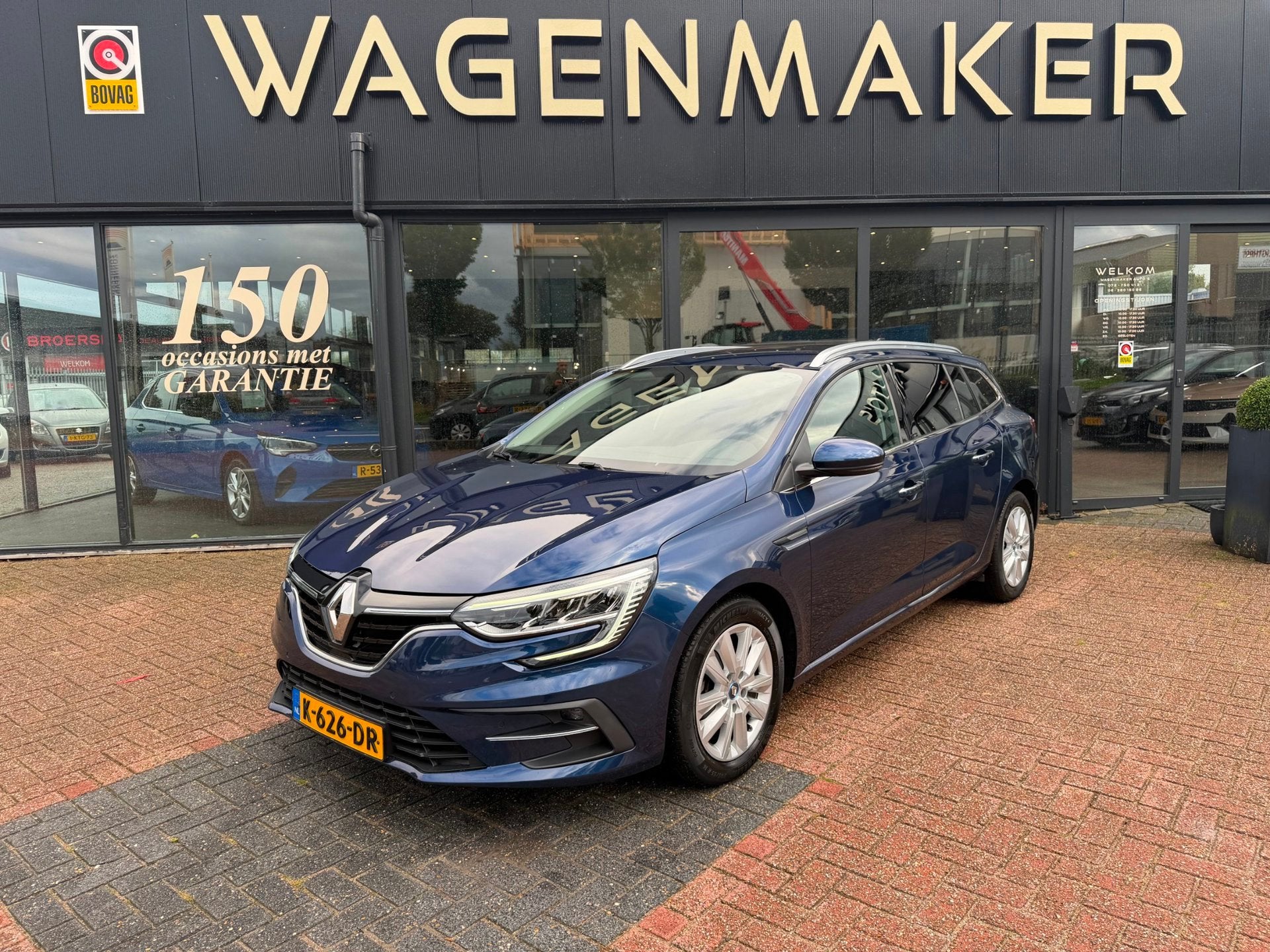 Renault Mégane Estate 1.6 E-Tech Plug-In Hybrid 160 Busines, Auto's, Gebruikt, 4 cilinders, Blauw, 91 pk