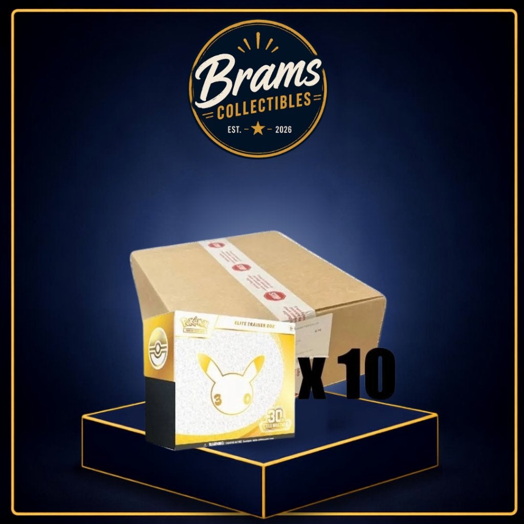 30th anniversary elite trainer box CASE, Hobby en Vrije tijd, Ophalen of Verzenden, Nieuw, Boosterbox