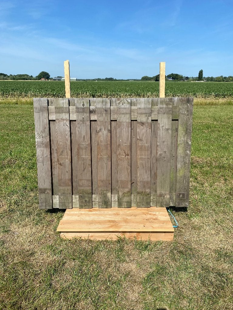 17-planks schuttingdeel nu voor € 25,- per stuk! 130x180 cm, Tuin en Terras, Schuttingen, Ophalen, 1 tot 2 meter, Minder dan 3 meter