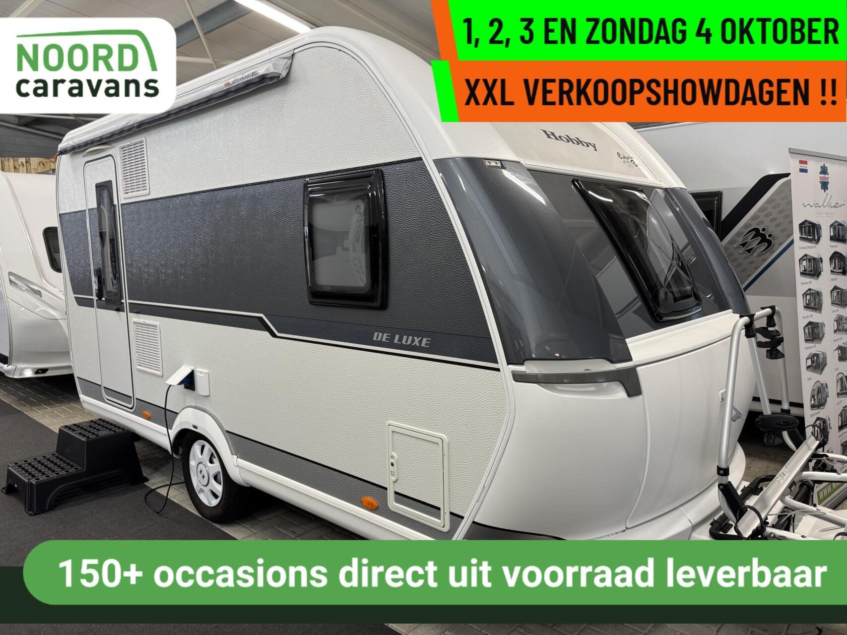 Hobby 400 SFE DE LUXE, FRANSBED, TREINZIT, MOVER, VOORTENT, Hobby, Bedrijf, Treinzit, Tot en met 3