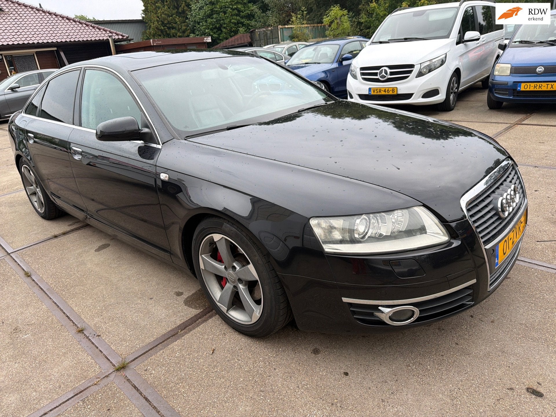 Audi A6 Limousine 3.2 FSI Pro Line Inruil mogelijk, Auto's, Audi, Voorwielaandrijving, Gebruikt, Zwart, 10 km/l