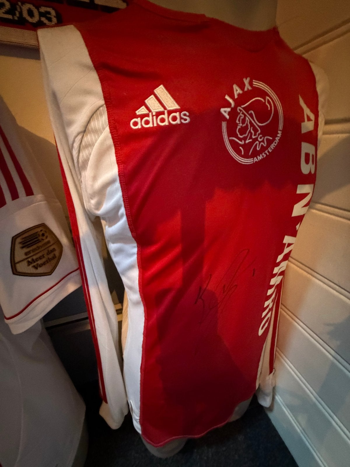 Ajax thuisshirt 2006 gesigneerd door Stekelenburg, Ophalen of Verzenden