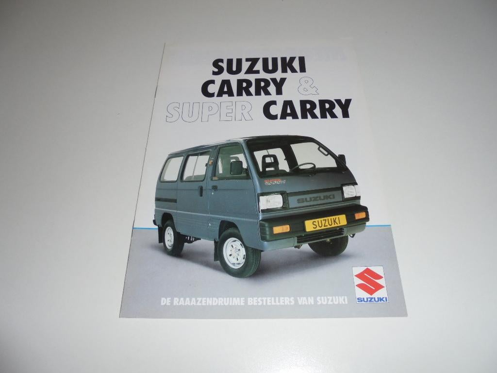brochure Suzuki Carry en Super Carry, Ophalen of Verzenden, Zo goed als nieuw, Overige merken