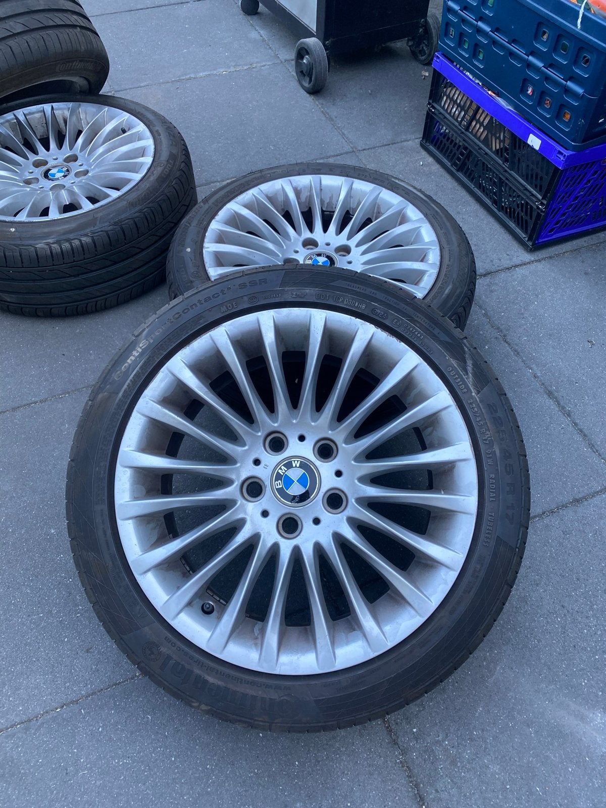 BMW STYLE 187 17”INCH VELGEN MET BANDEN, Auto-onderdelen, Banden en Velgen, Banden en Velgen, Zomerbanden, 17 inch, 225 mm, Personenwagen
