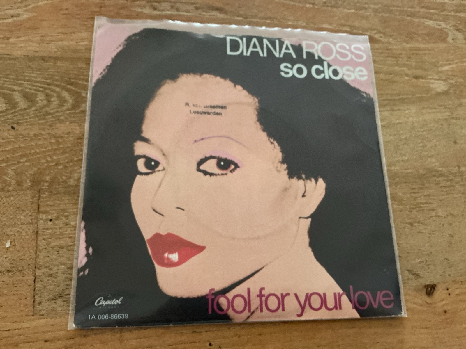 Diana Ross - So Close / Fool For Your Love (Vinyl Single), Gebruikt, 7 inch, Pop, Overige typen
