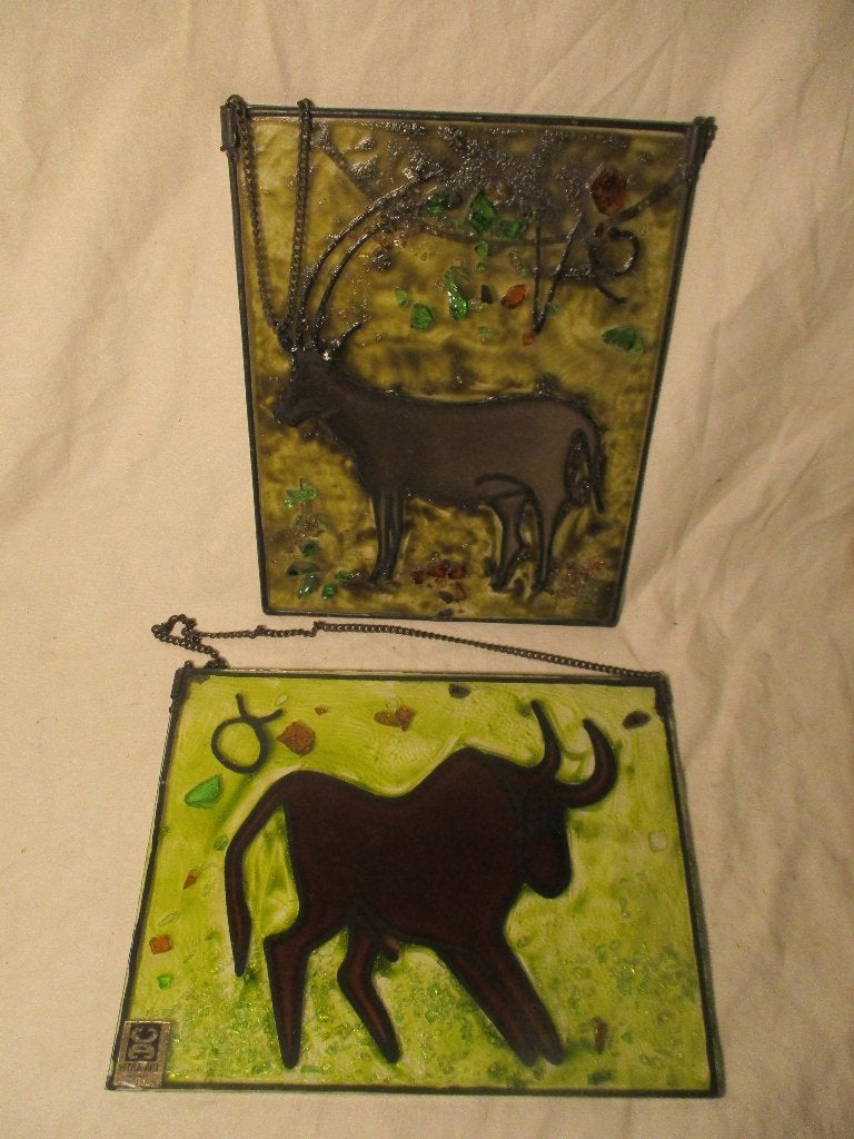2x glas kunst Vitra-Art product of Holland, Ophalen of Verzenden