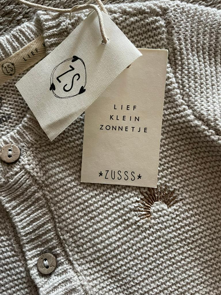 Zusss baby vestje (zandkleurig, Ophalen of Verzenden, Nieuw, Meisje, Truitje of Vestje