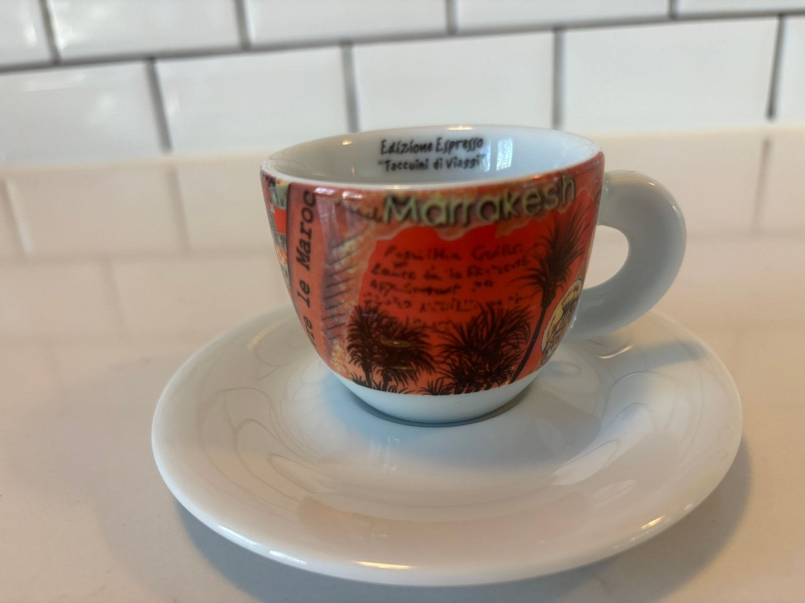 d’AnCAP espresso kop en schotel, Ophalen, Zo goed als nieuw, Porselein, Kop en/of schotel