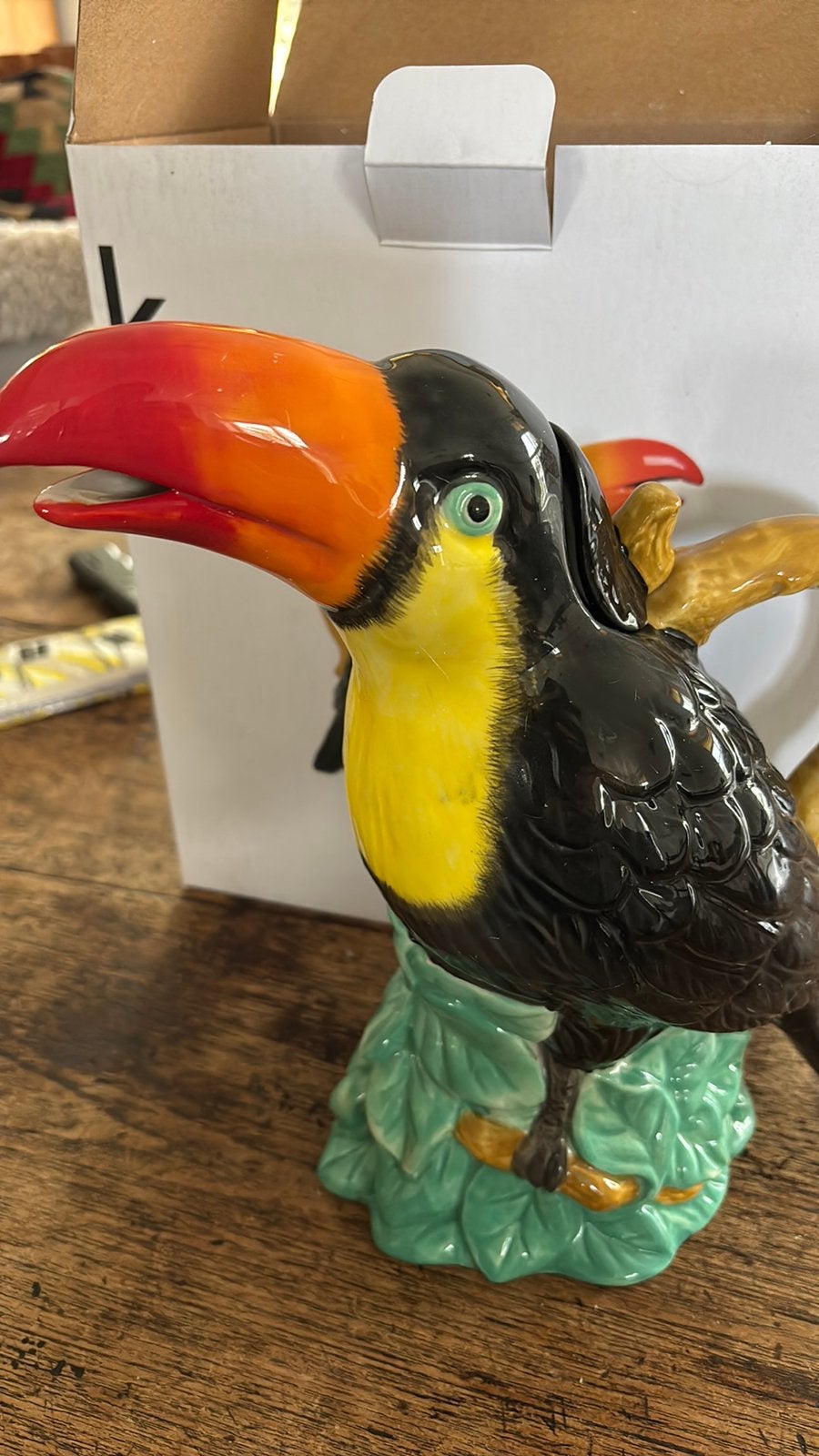 &klevering amsterdam Schenkkan toucan nieuw, Verzamelen, Ophalen of Verzenden, Zo goed als nieuw, Dier