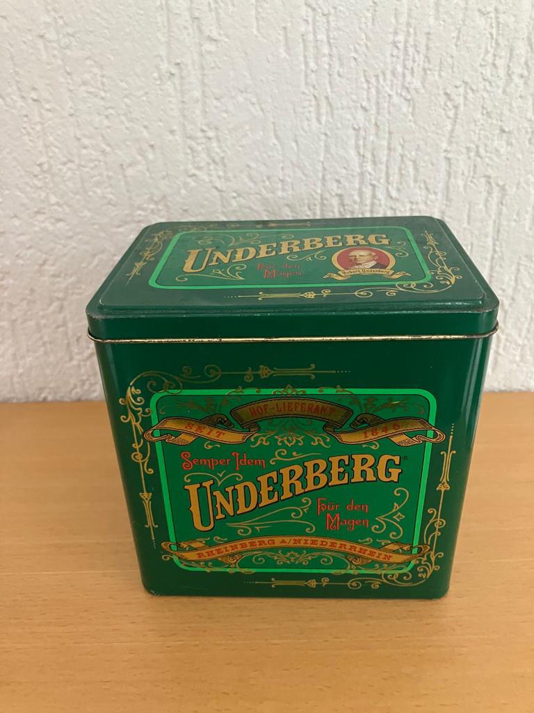 Underberg Blik , Ophalen of Verzenden, Gebruikt, Overige