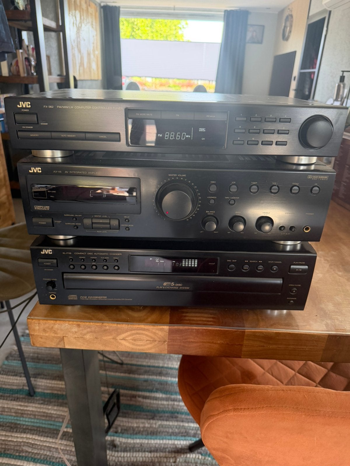 Jvc stereo installatie losse componenten, Ophalen of Verzenden, Zo goed als nieuw, JVC, Losse componenten