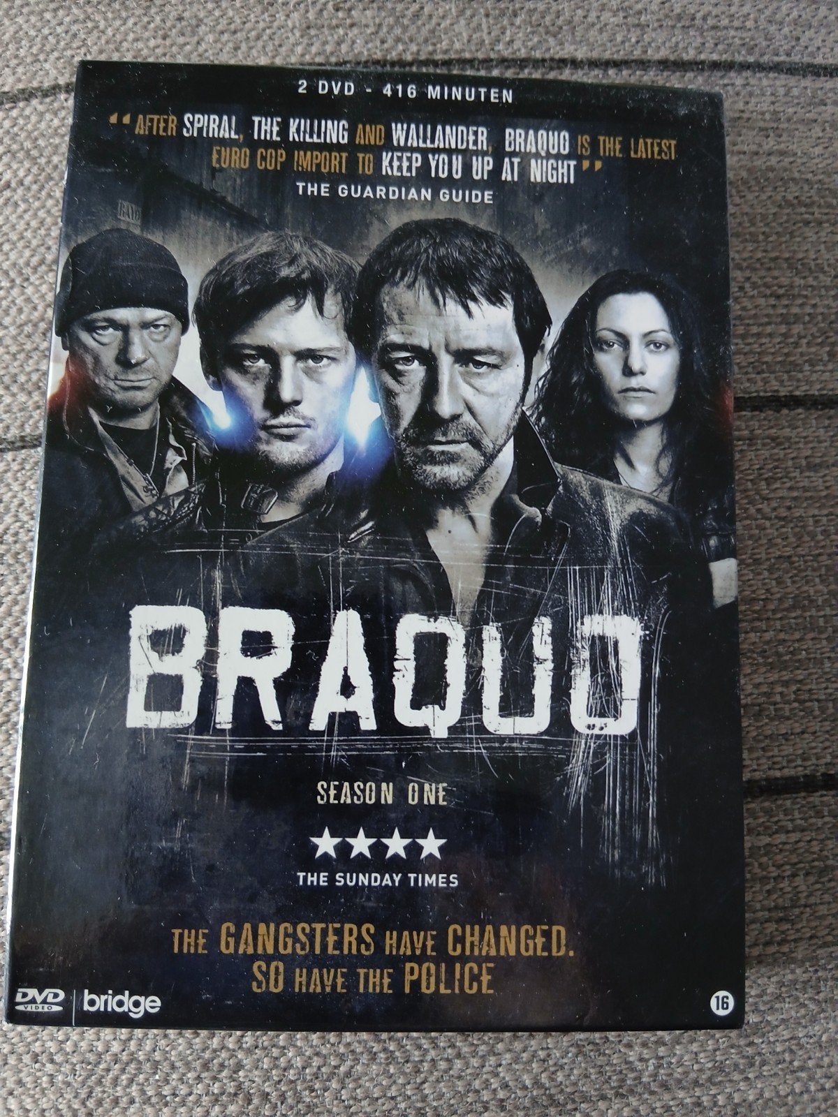 Braquo Seizoen 1 DVD Boxset - Misdaadthriller, Vanaf 12 jaar, Ophalen of Verzenden, Gebruikt, Detective en Krimi