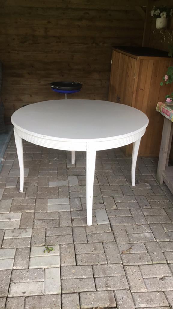 Eettafel, Huis en Inrichting, Tafels | Eettafels, Ophalen, Gebruikt, Rond