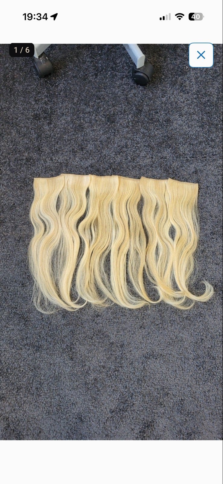Balmain Echt Haar Extensions 50cm, Ophalen of Verzenden, Zo goed als nieuw, Pruik of Haarverlenging