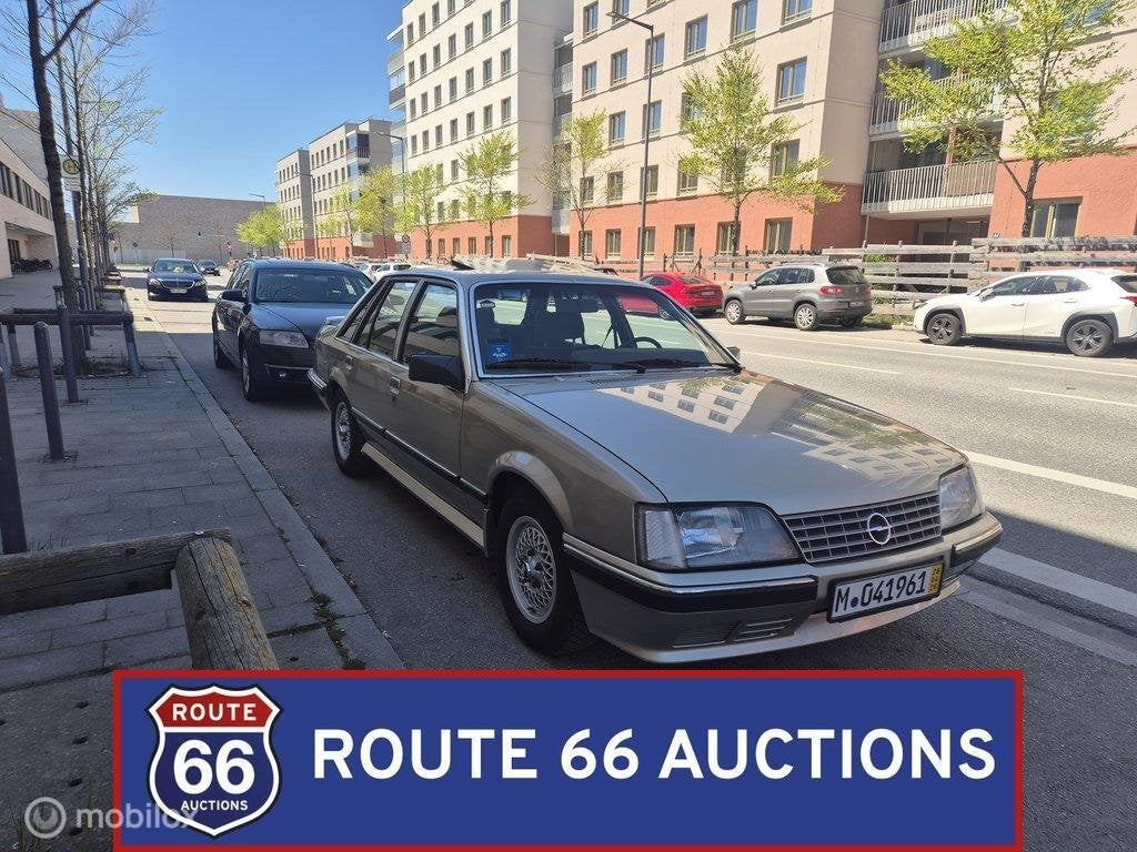 Opel Senator | 1986 | Route 66 Auctions, Overige carrosserieën, Zwart, Bedrijf, Opel