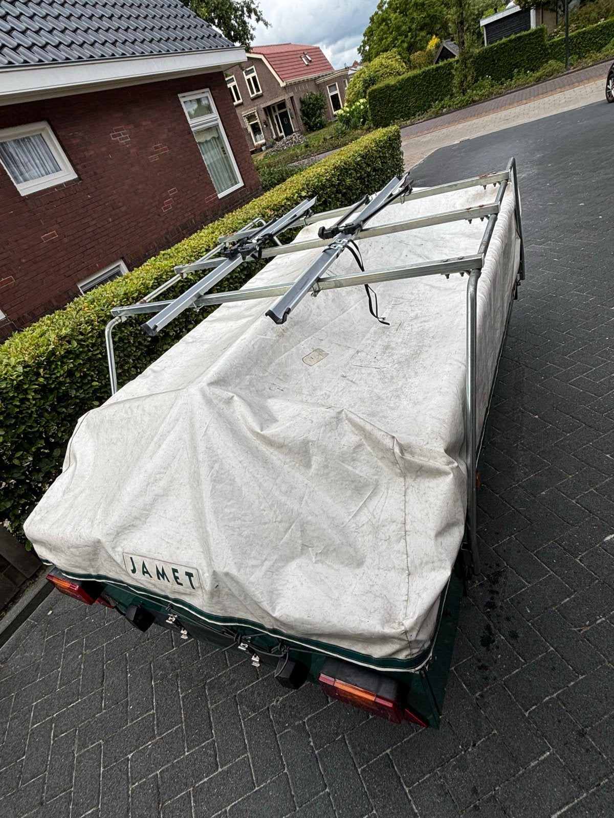 Jamet bagagewagen - Ruime laadruimte, goede banden, Ophalen, Gebruikt