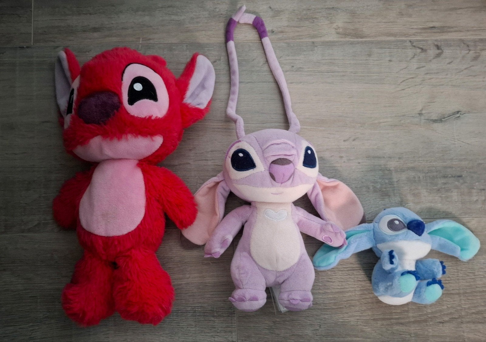 Stich knuffels en Angel 3x, Ophalen of Verzenden, Zo goed als nieuw, Overige typen