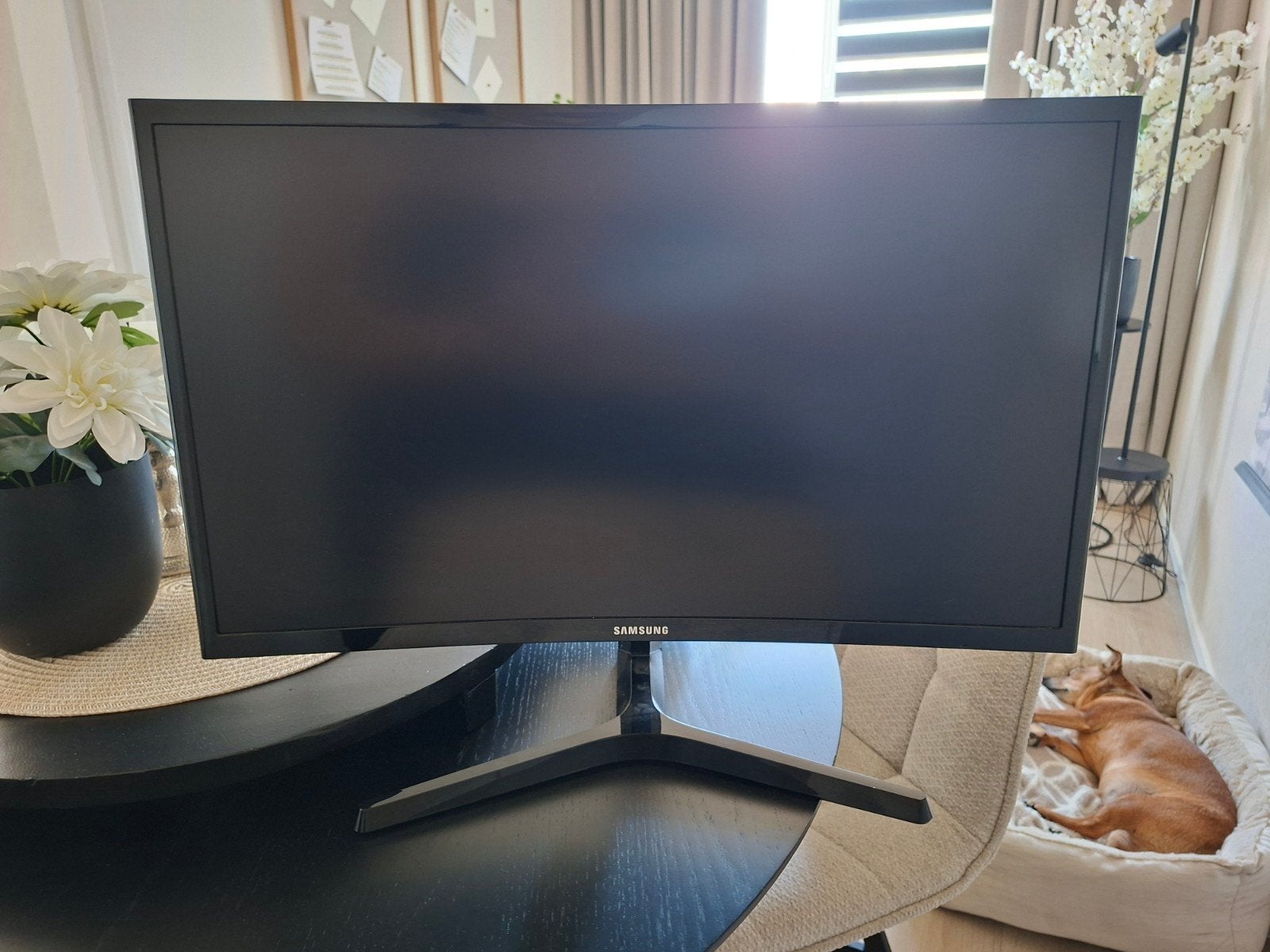 Samsung C24F390FHR Curved Monitor - Full HD, 24 inch, Computers en Software, Monitoren, HDMI, VA, Full HD, Ophalen of Verzenden