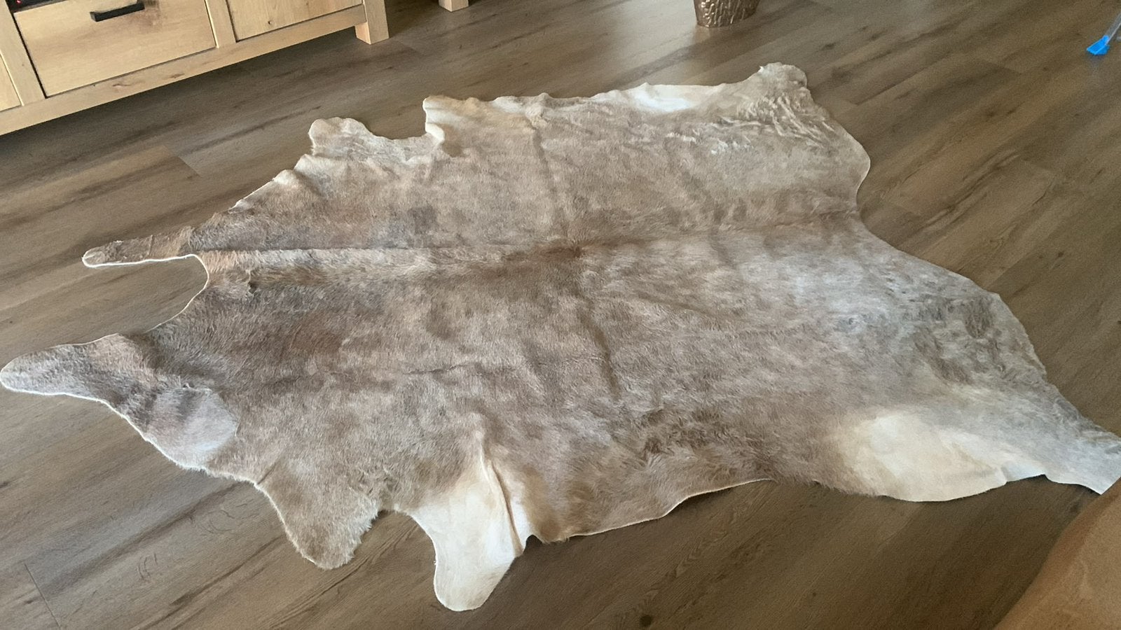 Koeienvacht, Huis en Inrichting, Stoffering | Tapijten en Kleden, Ophalen, Zo goed als nieuw, Rond, 50 tot 100 cm