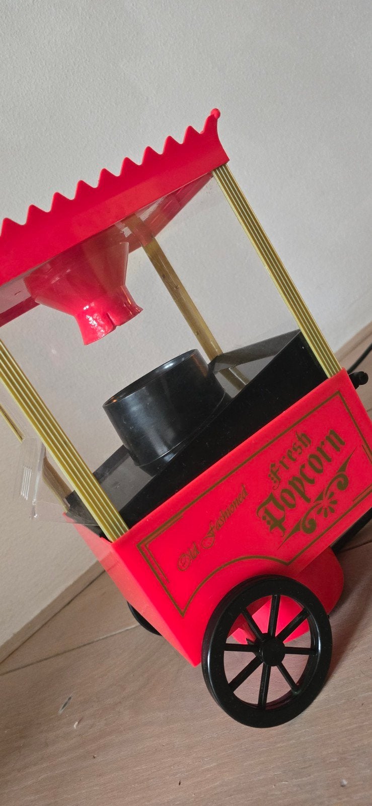 Retro Popcornmachine - Old Fashioned Fresh Popcorn, Ophalen of Verzenden, Gebruikt