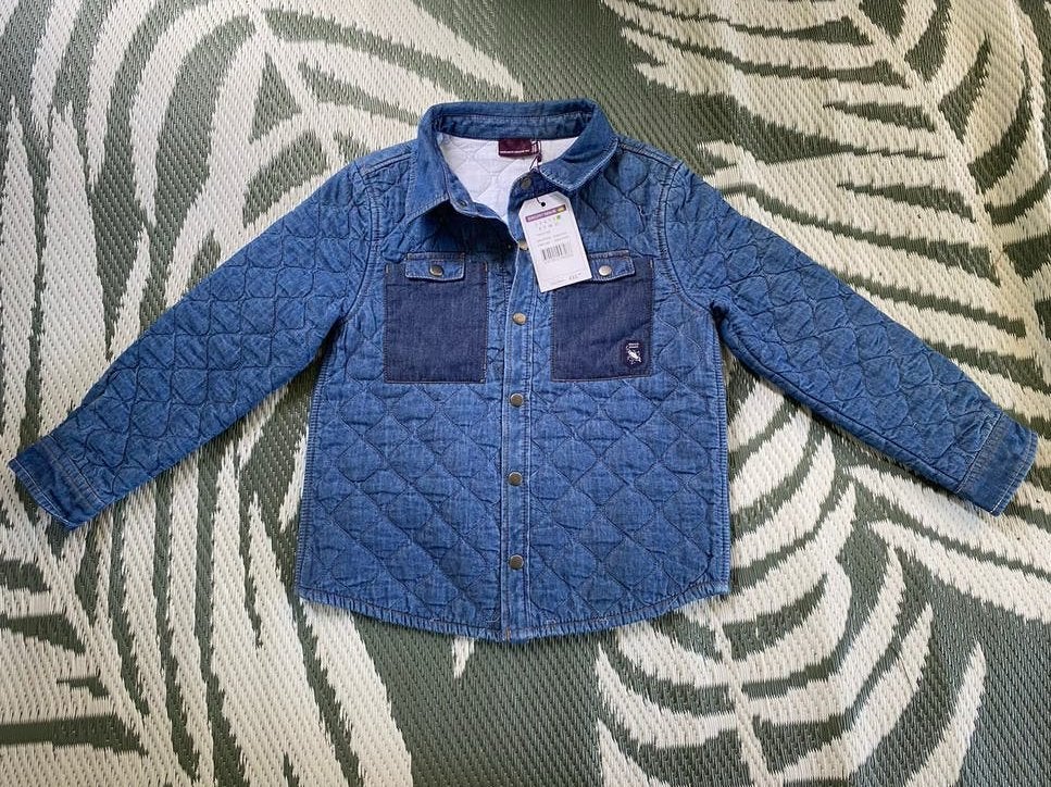 Sergent Major spijkerjas - blauw - 122 - nieuw, Ophalen of Verzenden, Zo goed als nieuw, Jongen of Meisje, Jas