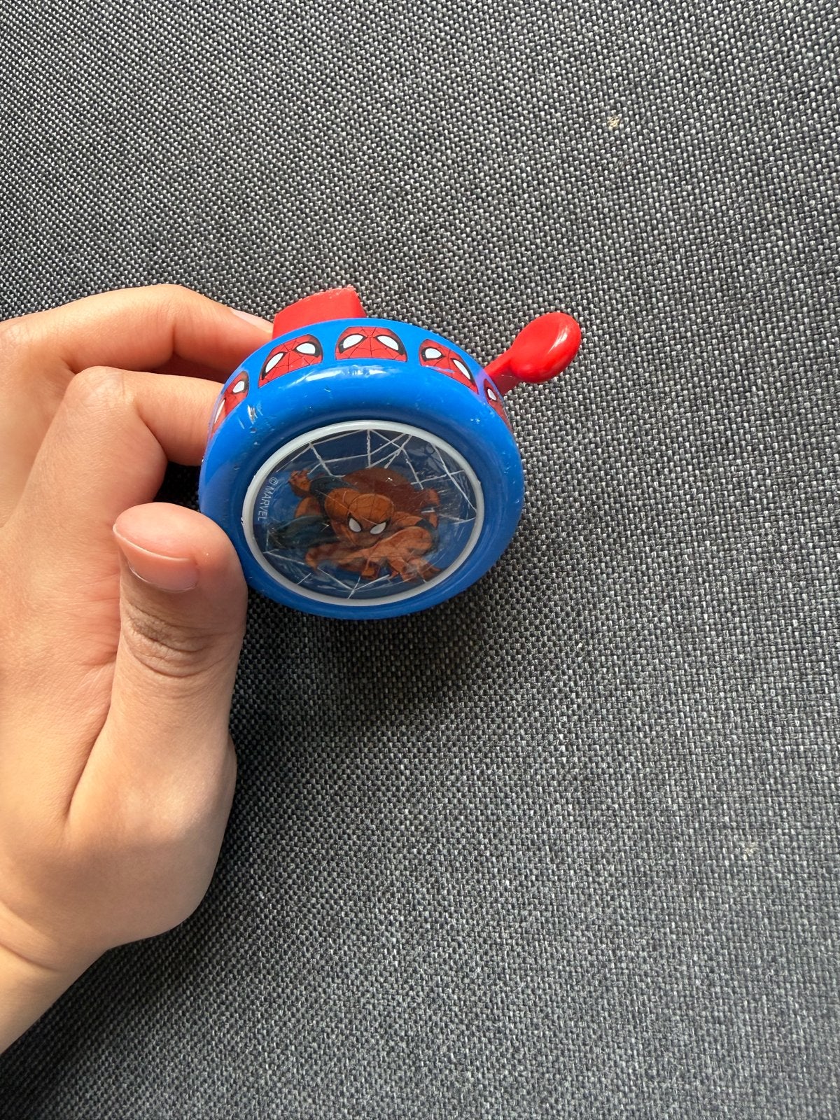 Spiderman Fietsbel - Zo goed als nieuw, Ophalen of Verzenden, Zo goed als nieuw