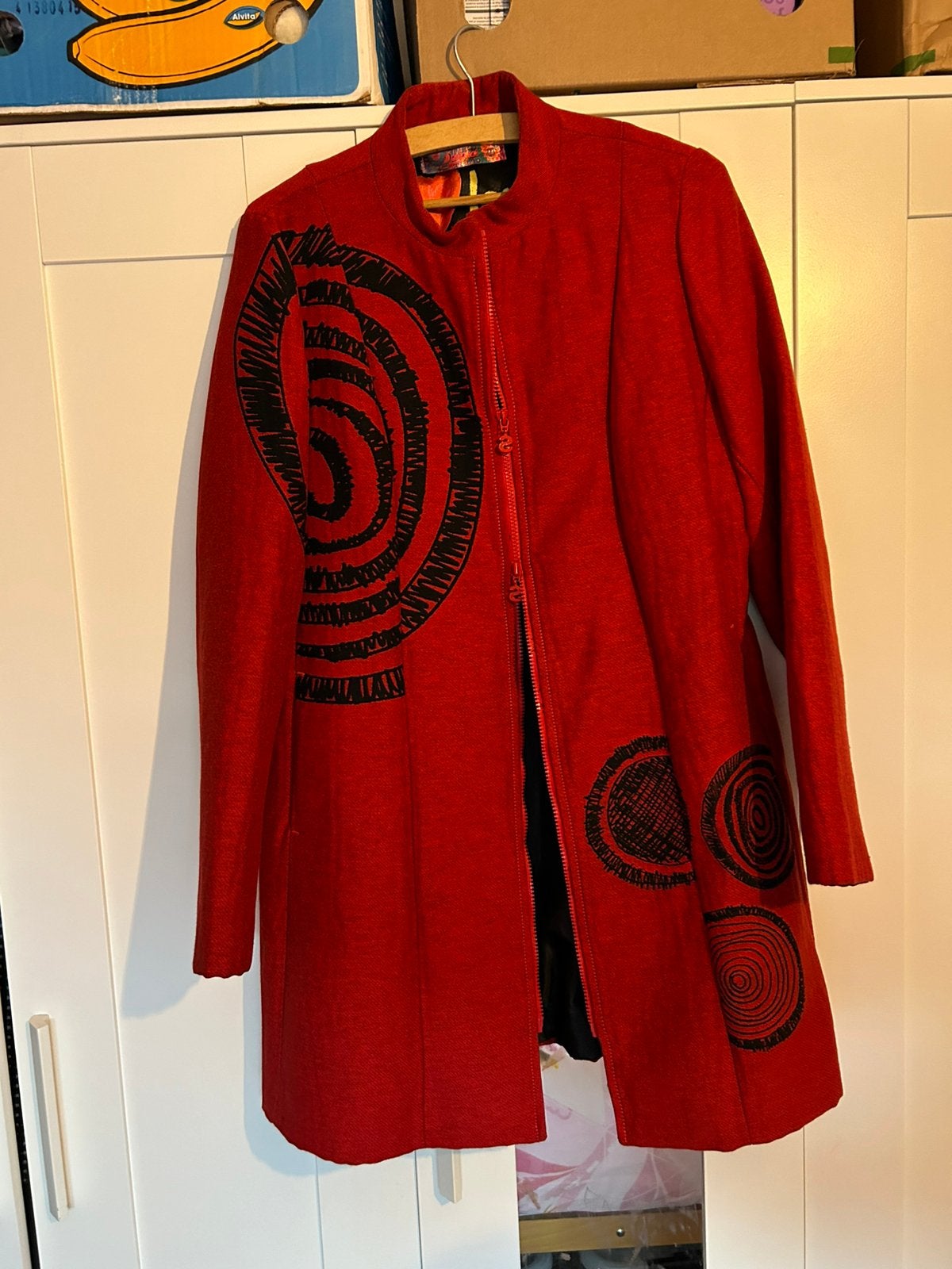 Desigual rode jas, Maat 38/40 (M), Nieuw, Ophalen of Verzenden, Desigual