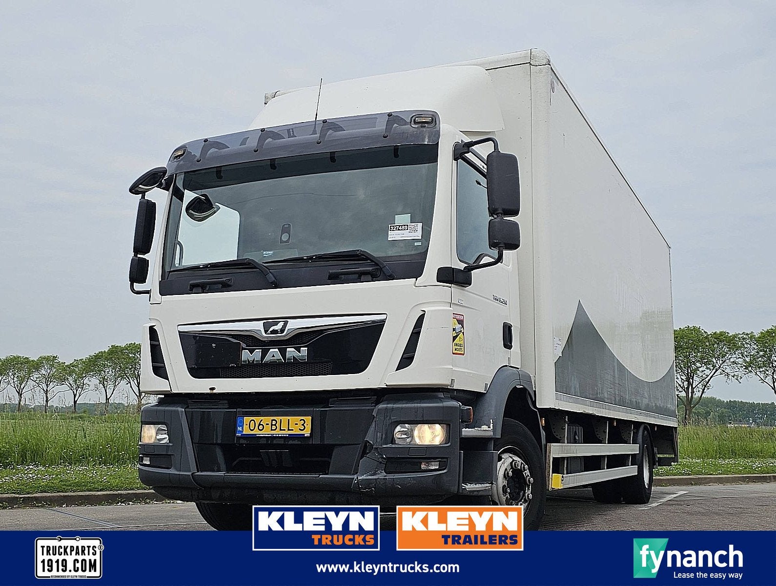 M.A.N. 15.250 TGM airco lift curtain r, Automaat, Euro 6, MAN, Wit