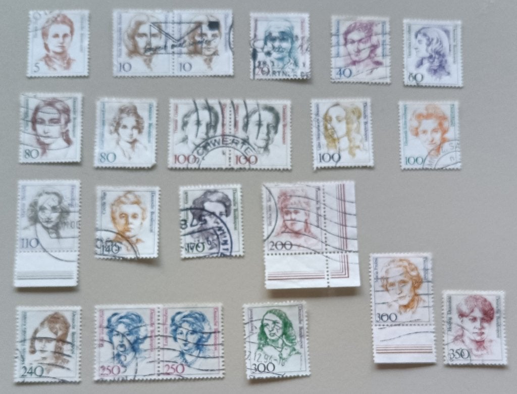 Duitsland Vrouwen van duitse geschiedenis  gest, Ophalen of Verzenden, 1990 tot heden, Gestempeld